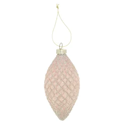 Mica Decorations Kerstballen>Kerstbal glas champagne 9 cm