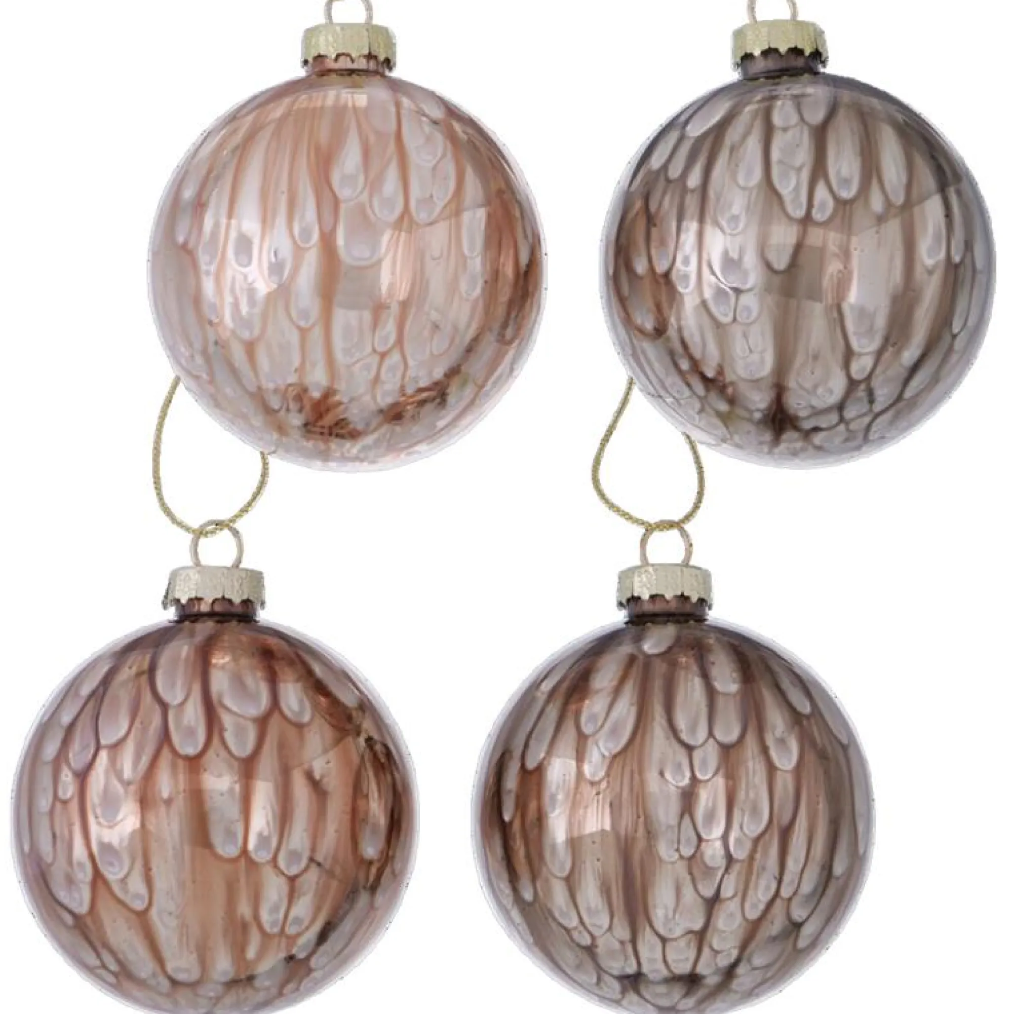 Boltze home Kerstballen>Kerstbal glas Goldie 8cm