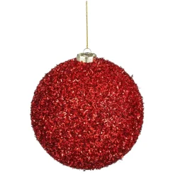 Mica Decorations Kerstballen>Kerstbal onbreekbaar rood 15 cm