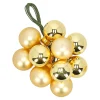 Kerstballen>Kerstbal tros 2cm 10st goud