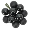 Kerstballen>Kerstbal tros 2cm 10st zwart