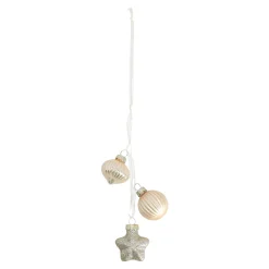 Kerstballen>Kerstbal tros mix 3st pearl