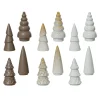 Kerstdecoratie>Kerstboom porselein beige 15 cm
