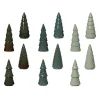 Kerstdecoratie>Kerstboom porselein groen 20 cm
