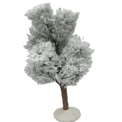 Kerstdorp>Kerstboom sneeuw 15cm