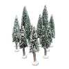 Kerstdorp>Kerstdorp bomenset 12-delig