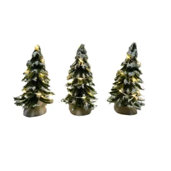 Kerstdorp>Kerstdorp bomenset 3-delig 12cm