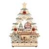 O'malley Kerstdorp|Kerstdecoratie>Kerstdorp boom met bos 24 x 33 cm