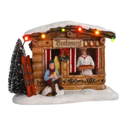 Luville Kerstdorp>Kerstdorp Braadworst 13x10x9cm