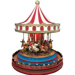 Kerstdorp>Kerstdorp carrousel mini