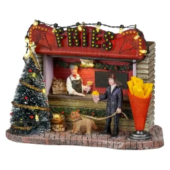Luville Kerstdorp>Kerstdorp Friettent 16x8x12cm