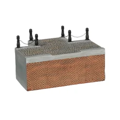 Luville Kerstdorp>Kerstdorp Kaai T-kruis 20x14x11cm