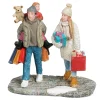 Luville Kerstdorp>Kerstdorp Kerstmarktbezoekers 7x4x7cm