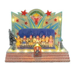 Kerstdorp>Kerstdorp lambada 19x11x16cm