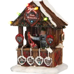 Luville Kerstdorp>Kerstdorp Marktkraam 8x7x11cm