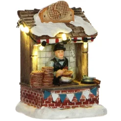 Luville Kerstdorp>Kerstdorp Stroopwafel 7x6x10cm