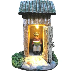 Kerstdorp>Kerstdorp wc hut 8x11cm