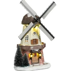 Luville Kerstdorp>Kerstdorp Windmolen 15x8x27cm