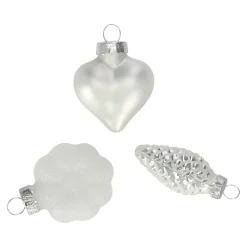 O'malley Kerstdecoratie|Kerstballen>Kersthanger mix 12st. wit