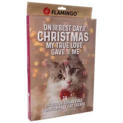 Flamingo Kattensnoepjes>Kerstkalender Chick'n snack kat 24st.
