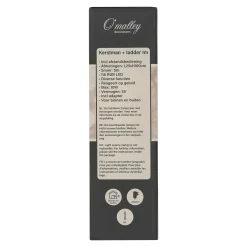 O'malley Kerstdecoratie|Kerstverlichting>Kerstman op ladder 116 RGB-LED