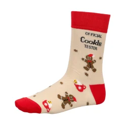 O'malley Kerstkleding>Kerstsok cookie tester beige 39-43