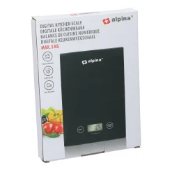 Alpina Koken & Tafelen>Keukenweegschaal digi 5kg
