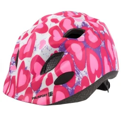 Polisport Fietsspullen>Kinderhelm glitter hearts