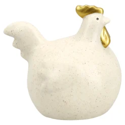 Van Cranenbroek Pasen|Woondecoratie>Kip deco creme 10cm