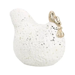 Van Cranenbroek Pasen|Woondecoratie>Kip wit goud 15cm