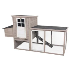 Friendly Pet Kip>Kippenhok+R 165cm CH02 taupe