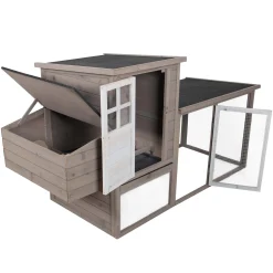 Friendly Pet Kip>Kippenhok+R 165cm CH02 taupe