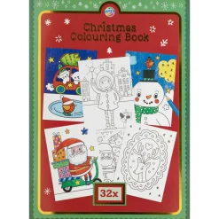Creative Craft Group Kerstdecoratie>Kleurboek kerst A4, 32 pagina's