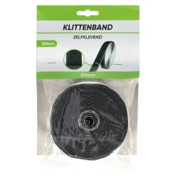 Handgereedschap>Klittenband 30mmx5.6m zwart