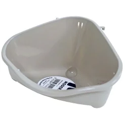 Moderna Knaagdierverzorging>Knaagdiertoilet hoek small warmgrijs