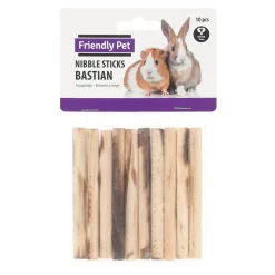 Friendly Pet Knaagdierverzorging>Knaagstokjes Bastian dia. 1 x 10 cm 10st.