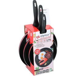 Alpina Koken & Tafelen>Koekenpan D20+24+28cm