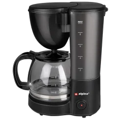 Alpina Koken & Tafelen>Koffiezetapparaat zwart 1,25L 750W