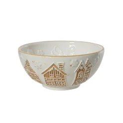 Decoris Kerstdecoratie>Kom ginger 3D Ø14 cm