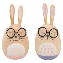 Natural Collections Pasen>Konijn hout 14cm