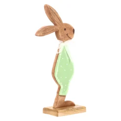 O'malley Pasen>Konijn hout 33cm groen