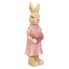 Van Cranenbroek Pasen>Konijn staand hart roze 20cm