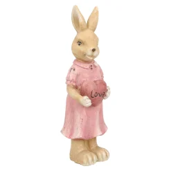 Van Cranenbroek Pasen>Konijn staand hart roze 20cm