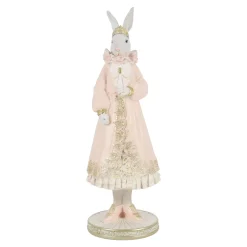 O'malley Pasen>Konijn staand roze 30cm