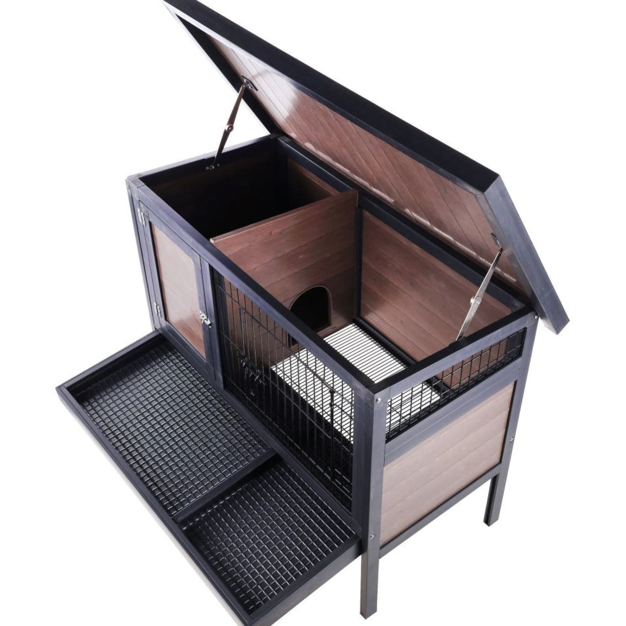 Flamingo Kooien En Hokken Knaagdier>Konijnenhok ramos bruin 113cm