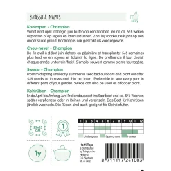 Horti Tops Moestuin>Koolrapen Champion zaad