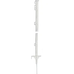 Koltec Afrastering>Kunststofpaal wit 70cm