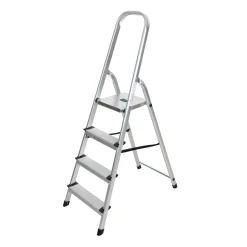 Lotus Schoonmaken>Ladder huishoud 8 treden aluminium pro