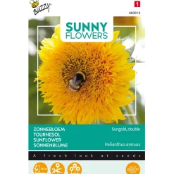 Buzzy Moestuin>Lage Zonnebloem Sungold dubbelbloemig