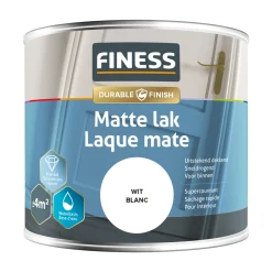 Finess Lakken>Lak waterb mat wit 1410 250ml